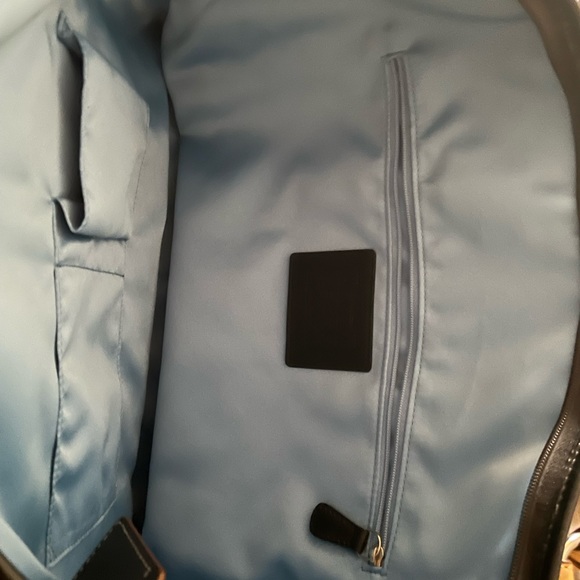 GCoach brand new black patent with brown leather trim - Picture 2 of 2